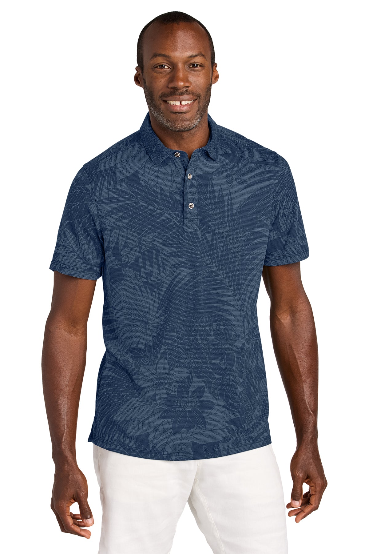Tommy Bahama Santiago Paradise Mens Blue Note Polo ST227544TB
