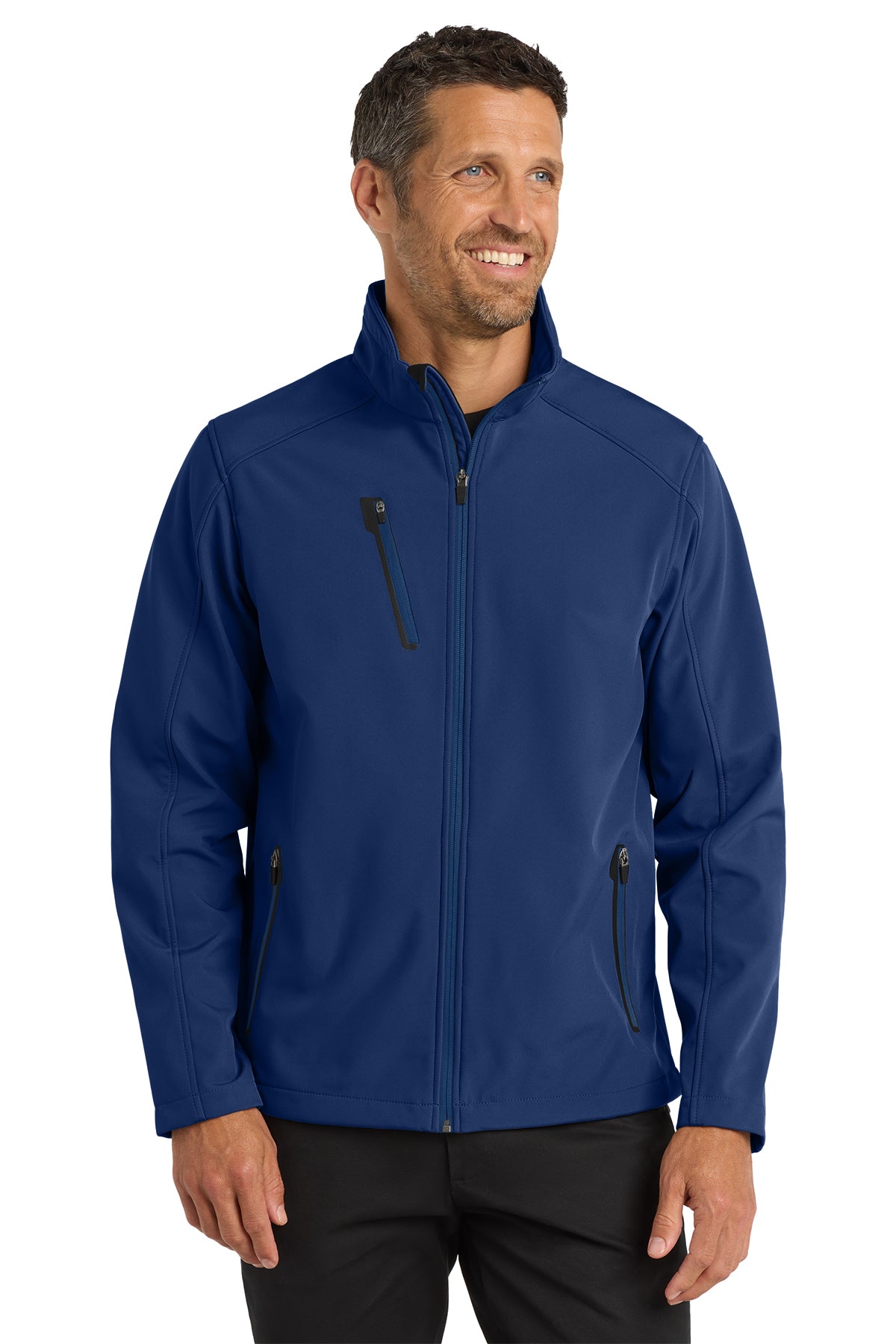 Port Authority® Welded Soft Shell Jacket.J324 in Estate Blue