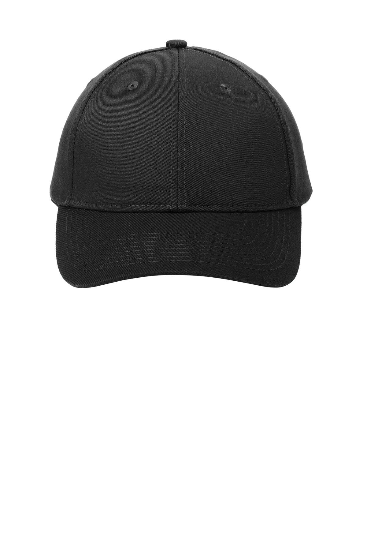 Port Authority Fine Twill Cap.C800. in the color black