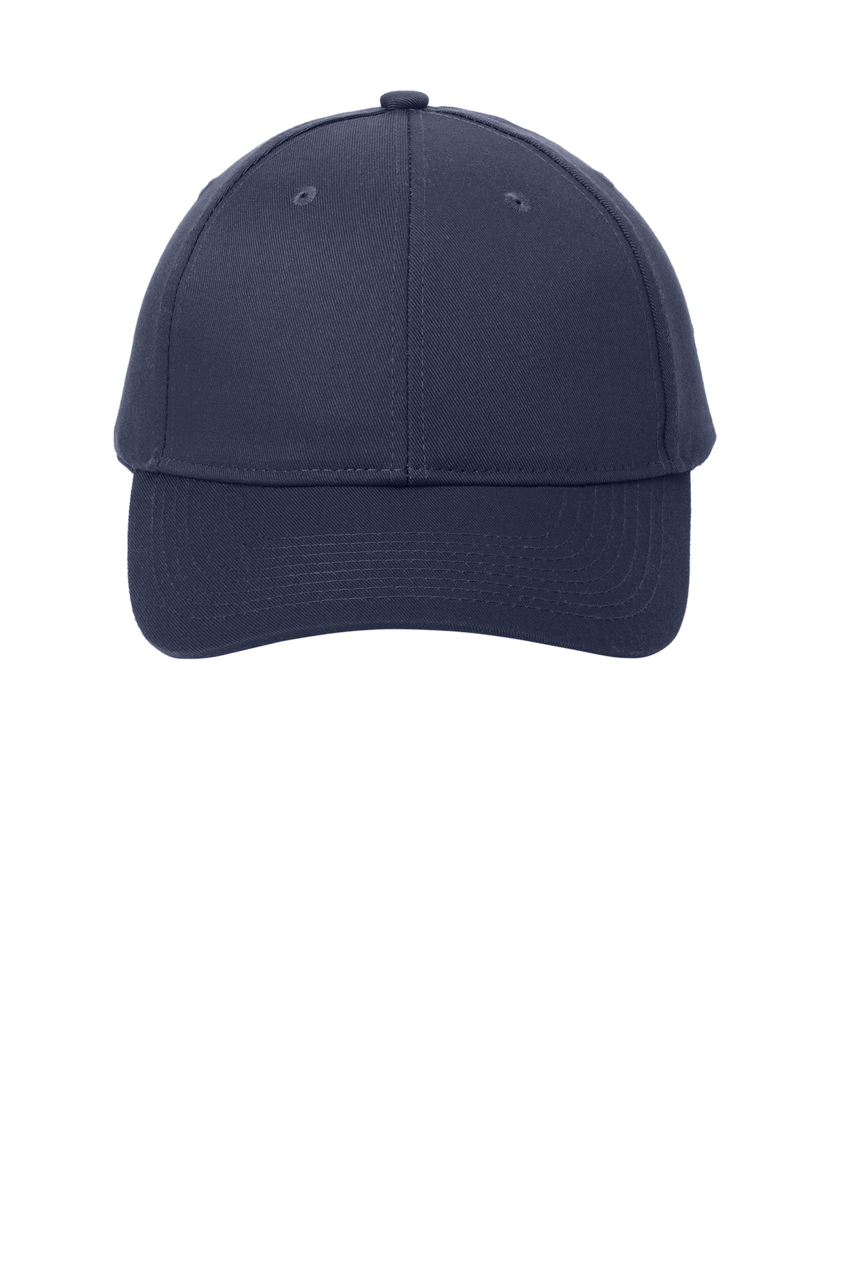 Port Authority Fine Twill Cap.C800. in the color navy