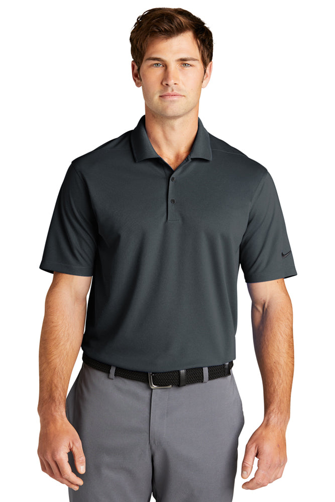 Mens Nike Dri-FIT Micro Pique Anthracite Polo