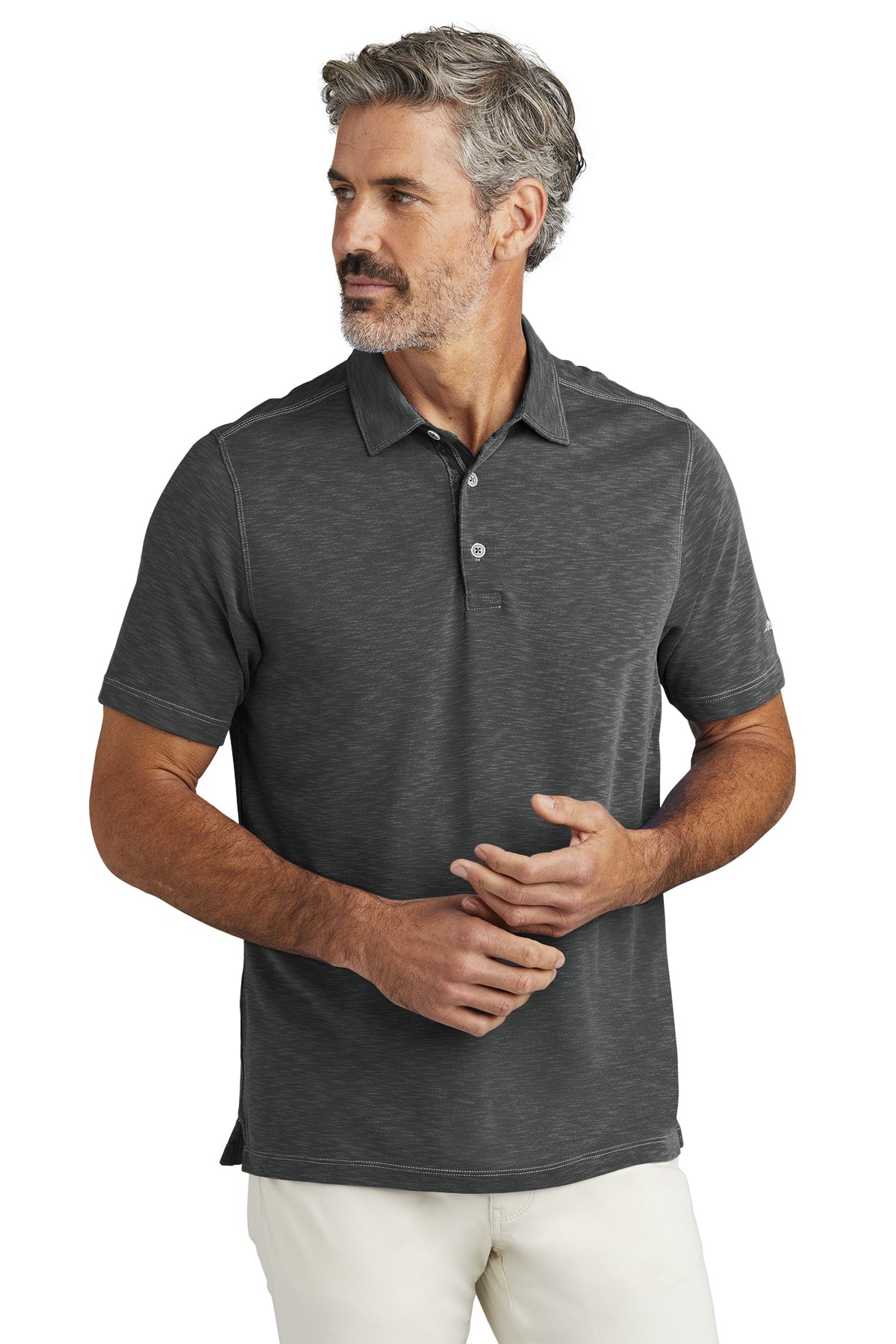 Tommy Bahama Palmetto Paradise Black Men's Polo ST224065TB