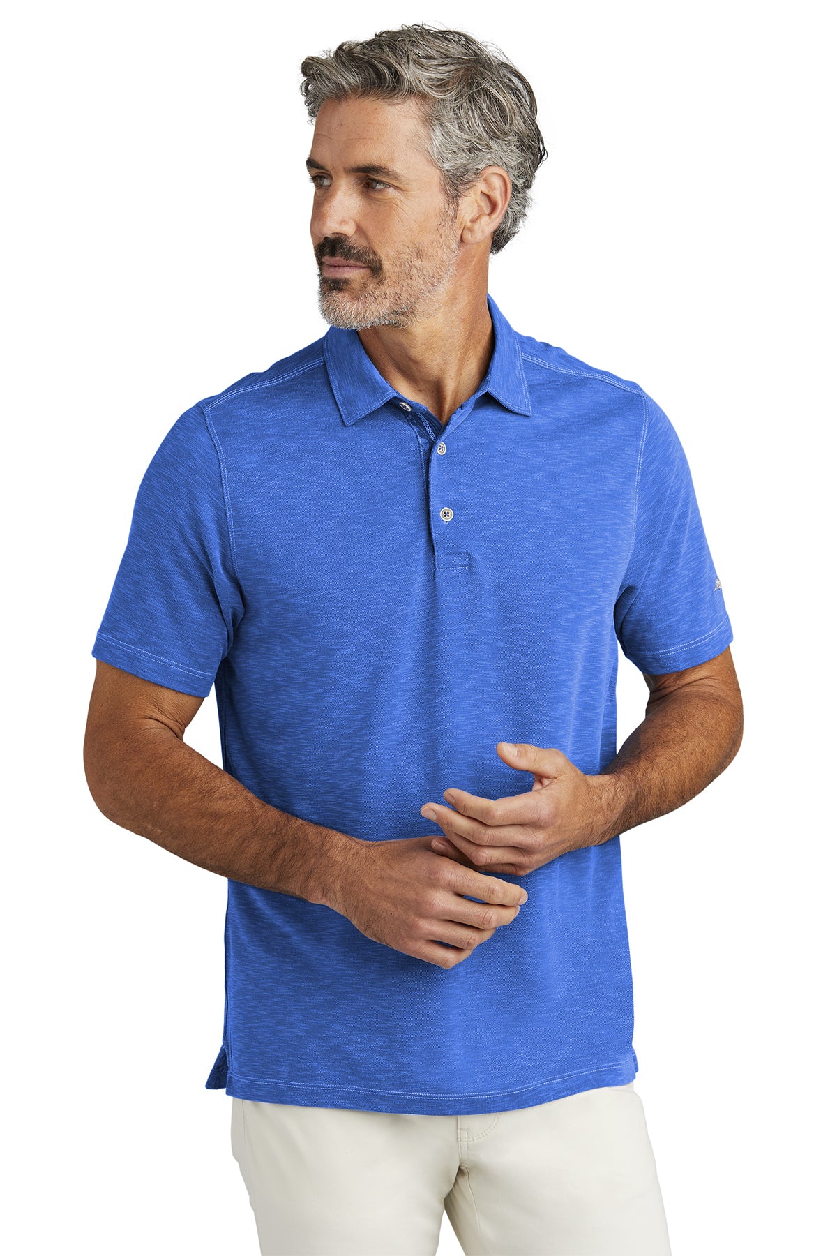 Tommy Bahama Palmetto Paradise Team Blue Men's Polo ST224065TB