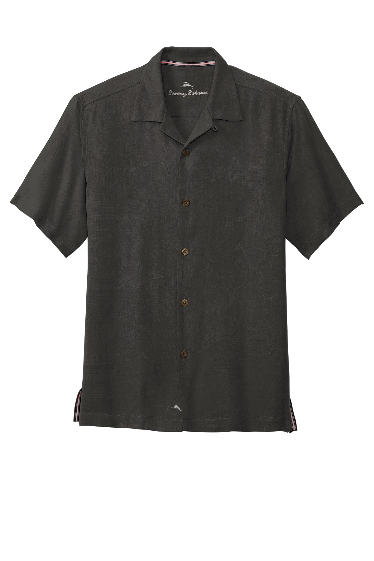 Men's Tommy Bahama® Tropic Isles Short Sleeve Shirt. ST325384TB in Black color.