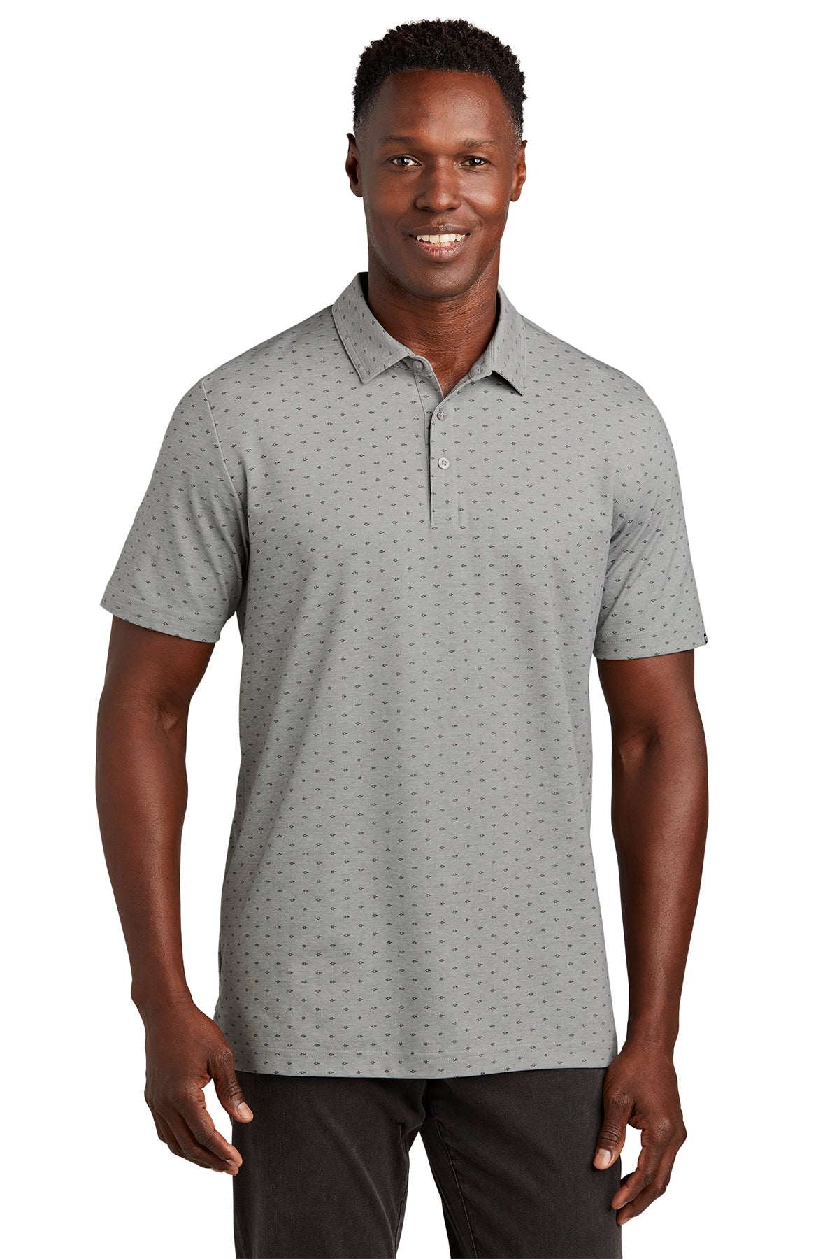 TravisMathew Quiet Shade Grey Heather/ Dark Grey