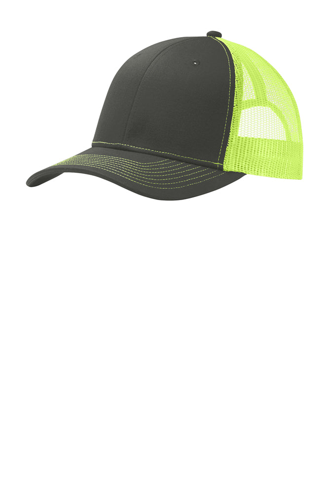 Port Authority Grey Steel/Neon Pink