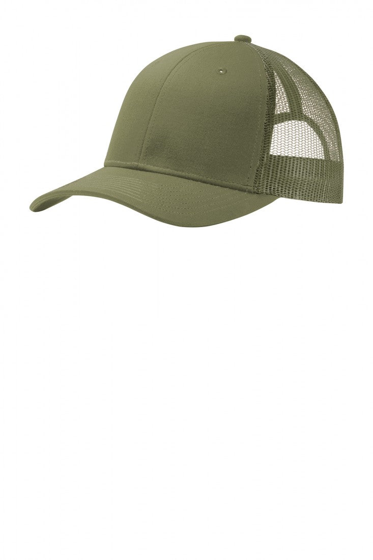 Port Authority Heather Grey/White