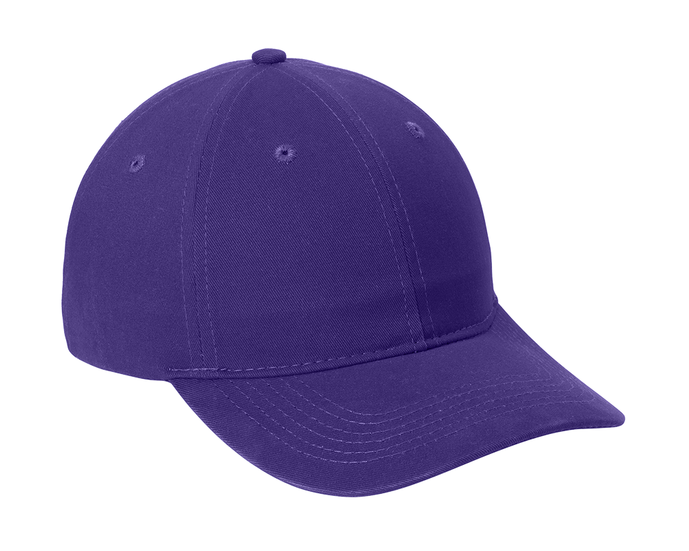 Port Authority Purple Brushed Twill Low Profile Cap CP77