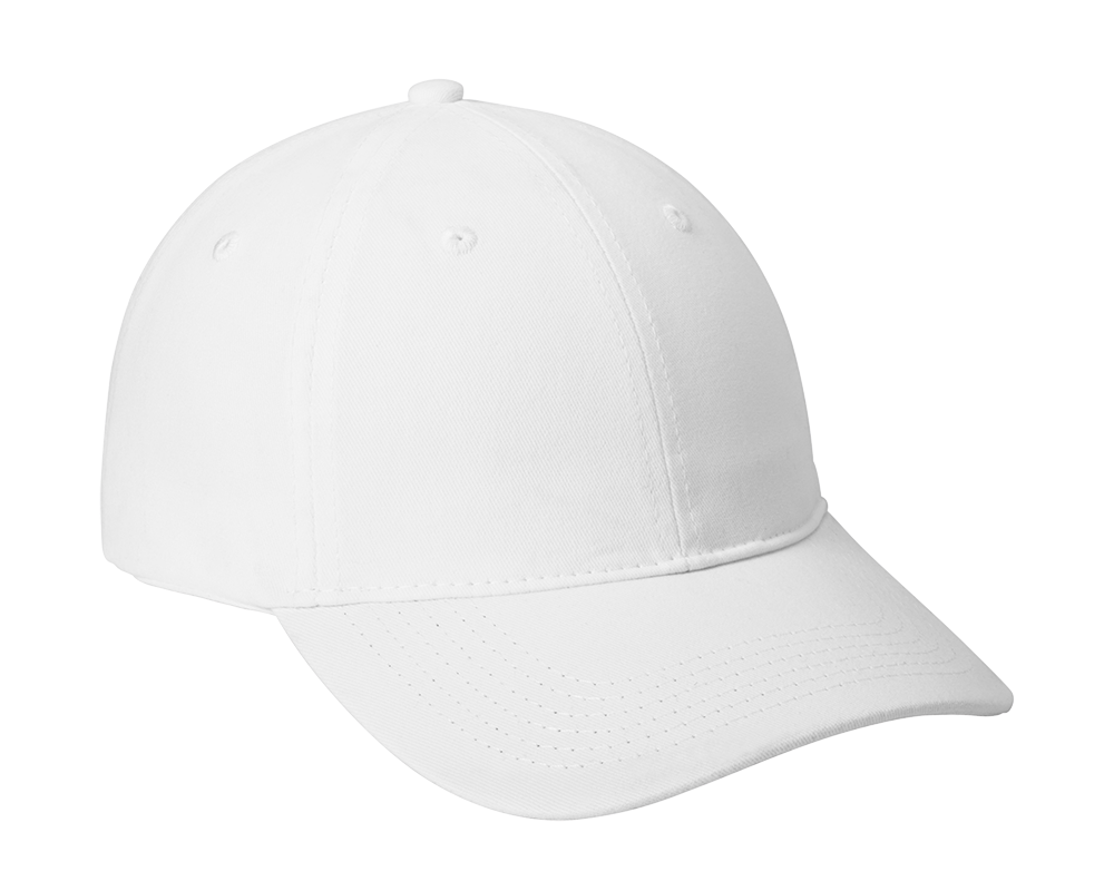 Port Authority White Brushed Twill Low Profile Cap CP77