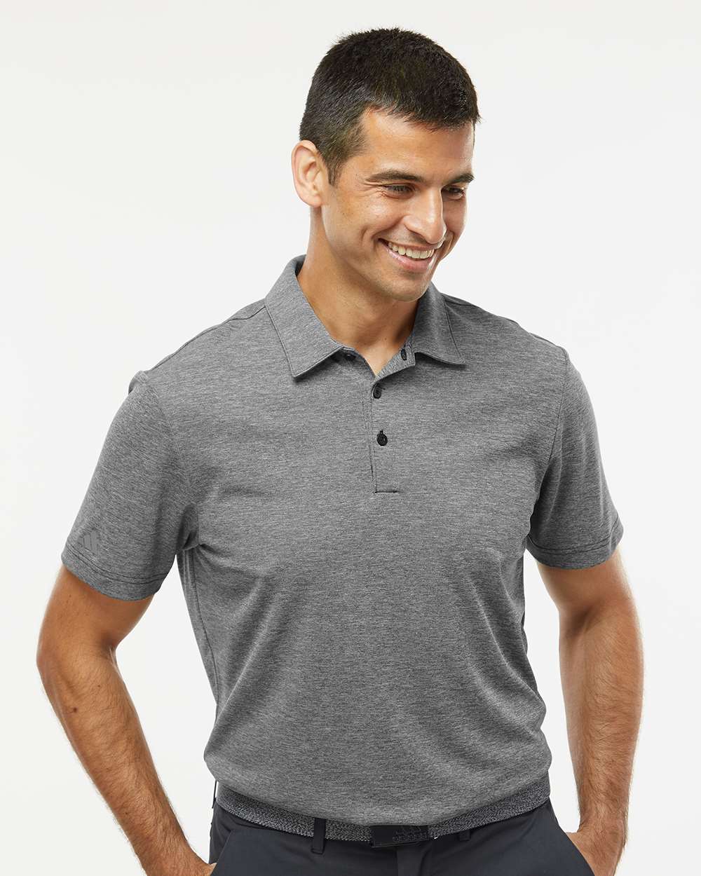 Adidas A240 Men's Golf Heathered Polo | Sustainable Sport Polo