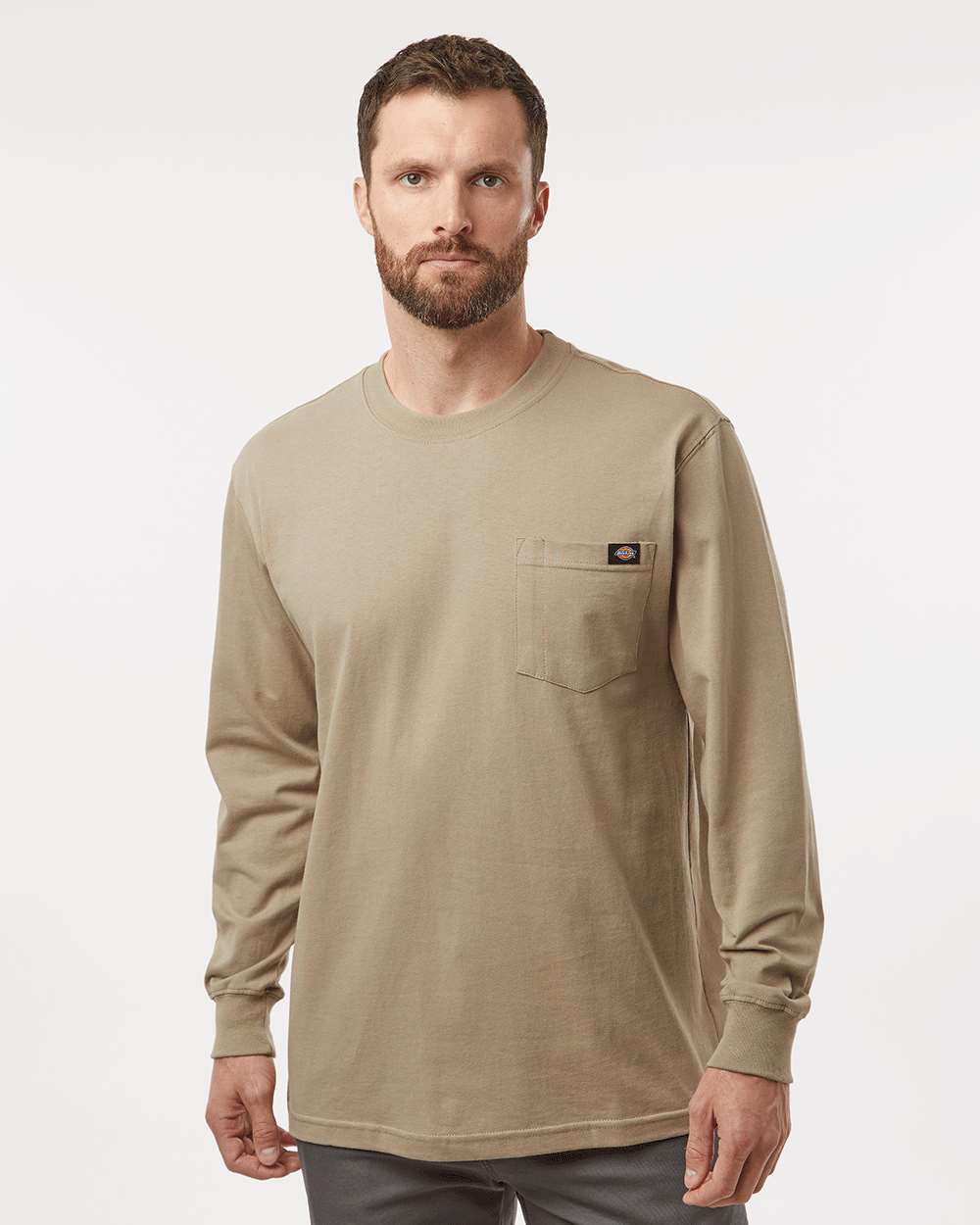 Dickies Men's Traditional Heavyweight Long Sleeve T-Shirt . WL50