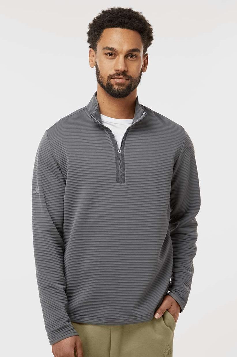 Adidas Spacer Quarter-Zip Pullover. A588.
