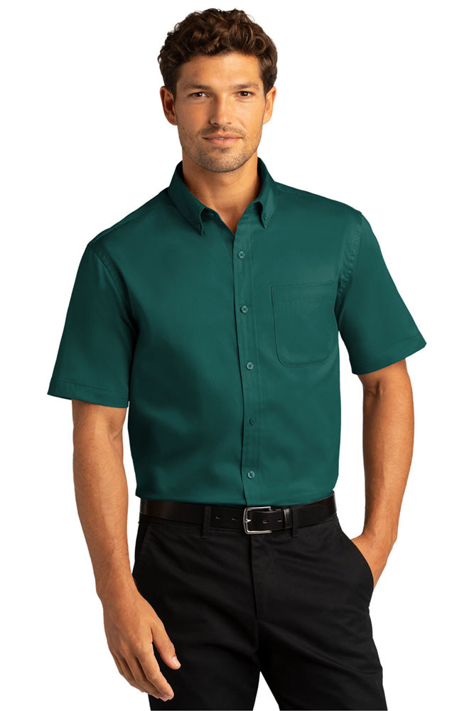 Port Authority Short Sleeve SuperPro Twill Shirt. W809