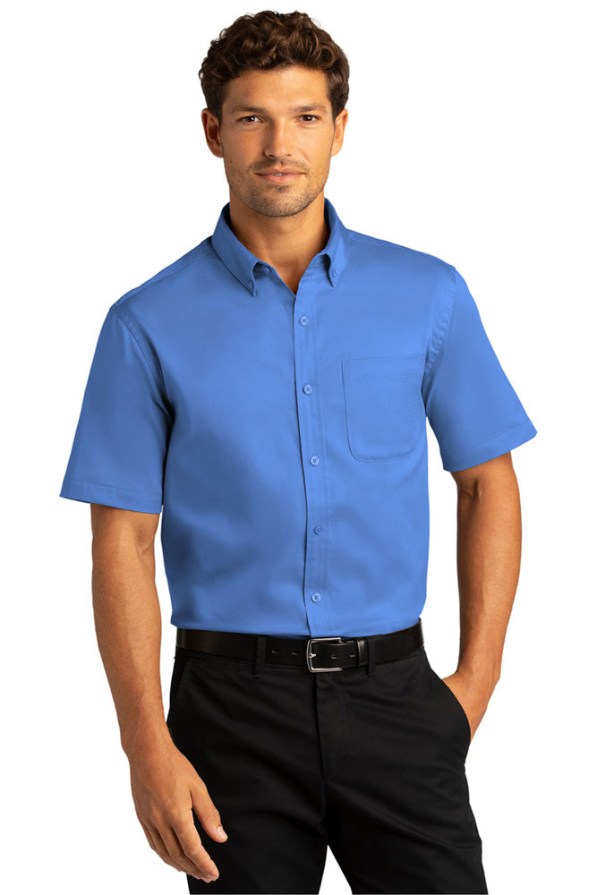 Port Authority Short Sleeve SuperPro Twill Shirt. W809