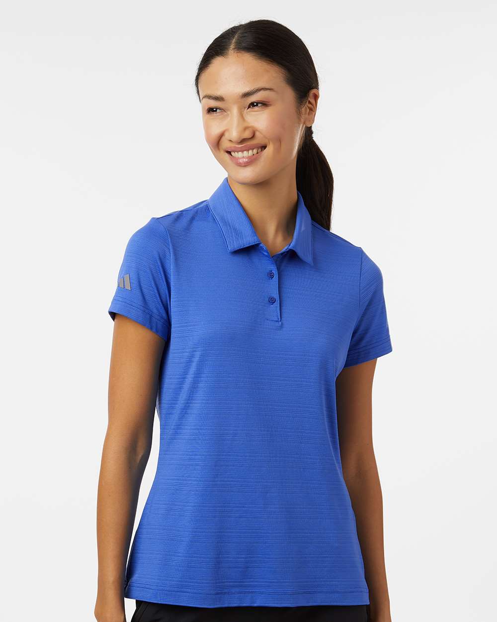 Adidas Women's Textured Stripe Polo. A707