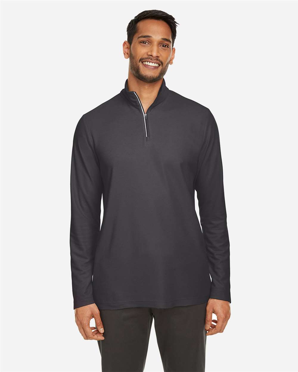 CORE365 Men's Fusion ChromaSoft™ Pique Quarter-Zip Pullover. CE405