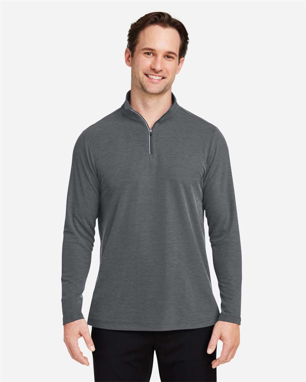CORE365 Men's Fusion ChromaSoft™ Pique Quarter-Zip Pullover. CE405