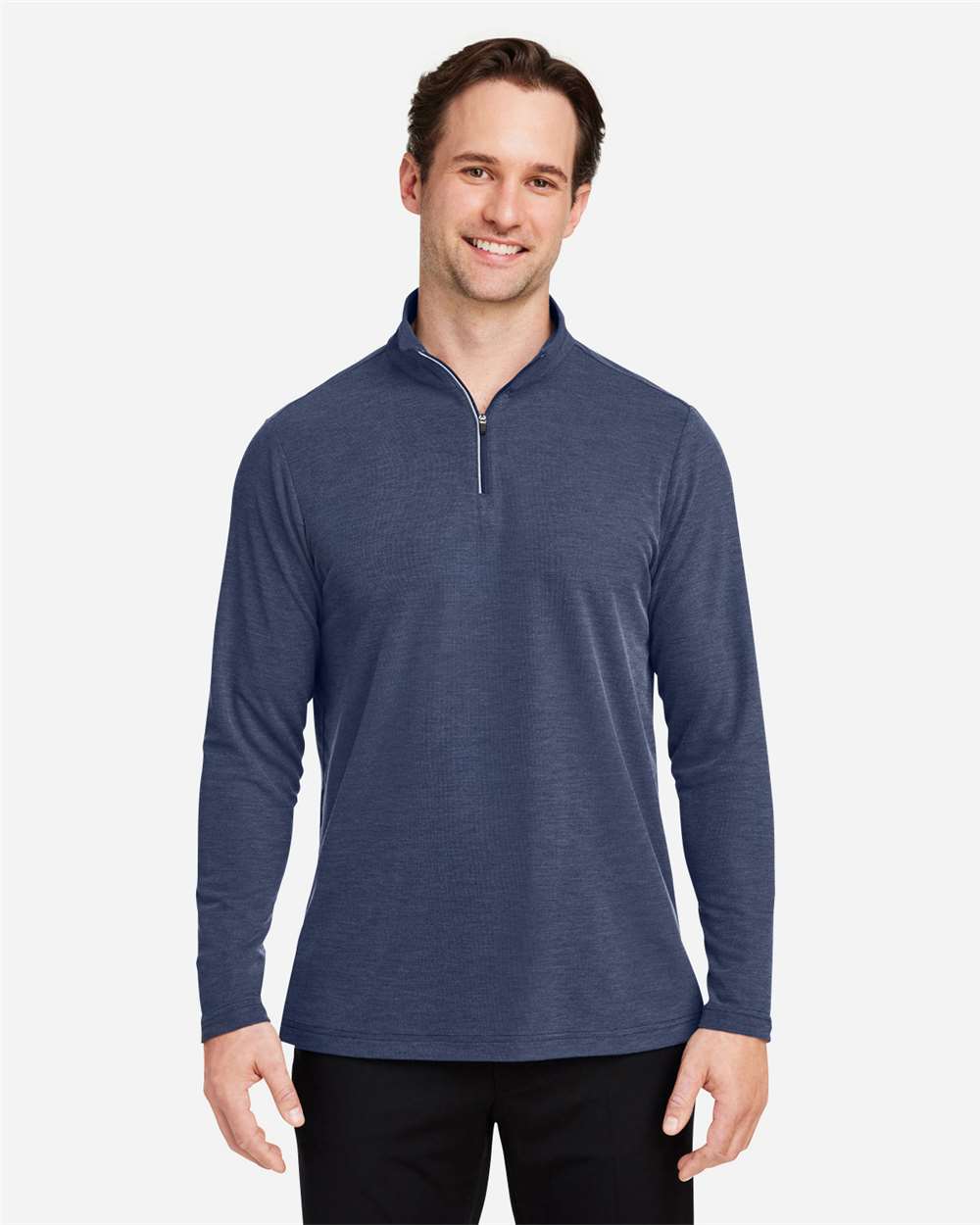 CORE365 Men's Fusion ChromaSoft™ Pique Quarter-Zip Pullover. CE405