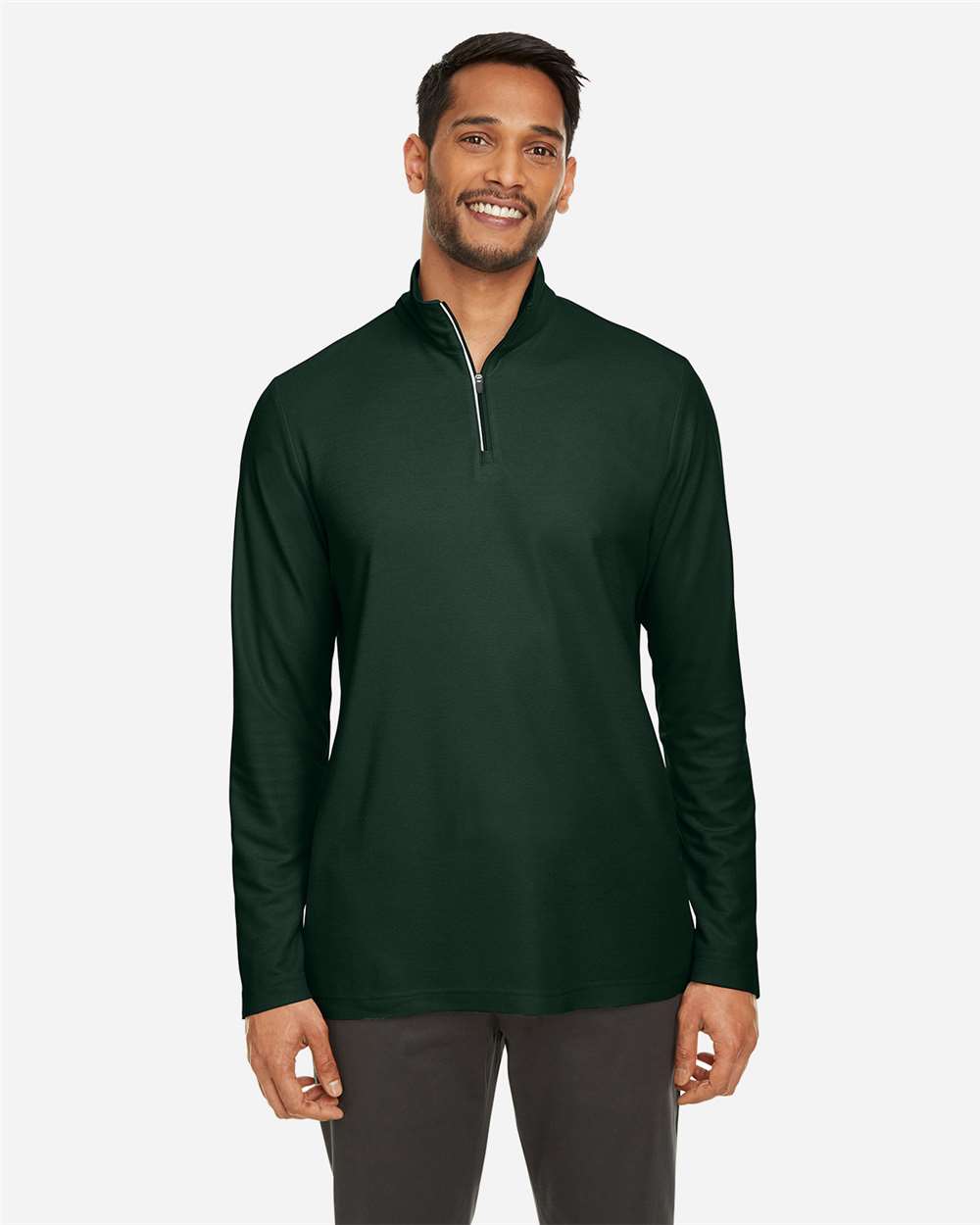CORE365 Men's Fusion ChromaSoft™ Pique Quarter-Zip Pullover. CE405