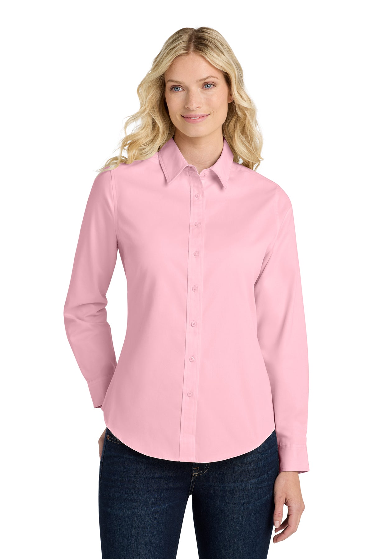 Port Authority Women's Long Sleeve Easy Care Shirt. L608.