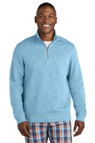 Mens Tommy Bahama® Tobago Bay 1/2-Zip. ST226342TB in color Light Sky Blue.