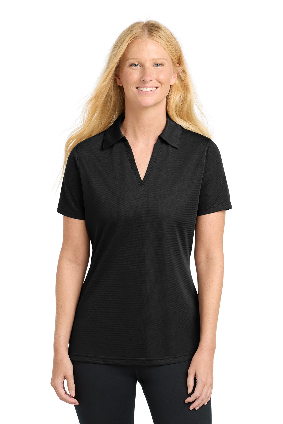 Sport-Tek Women's PosiCharge Active Textured Polo. LST690.