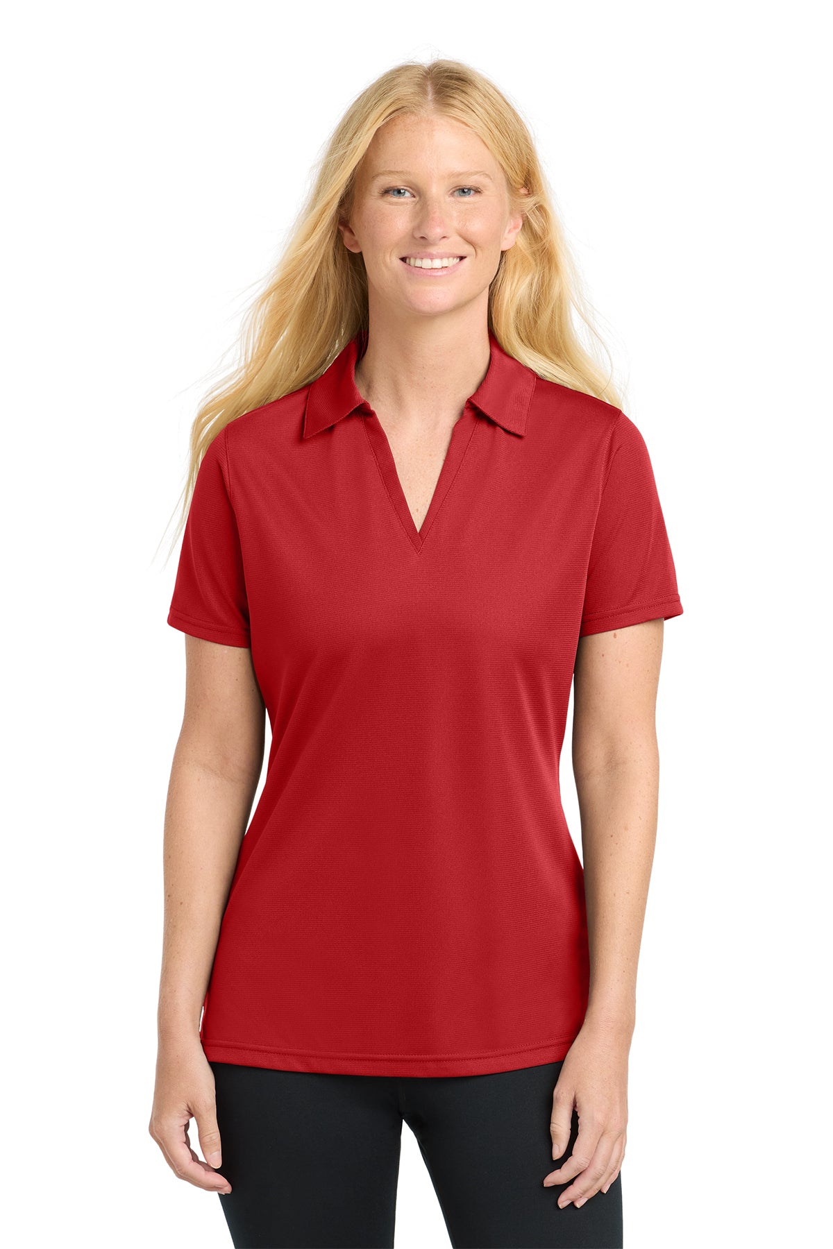 Sport-Tek Women's PosiCharge Active Textured Polo. LST690.