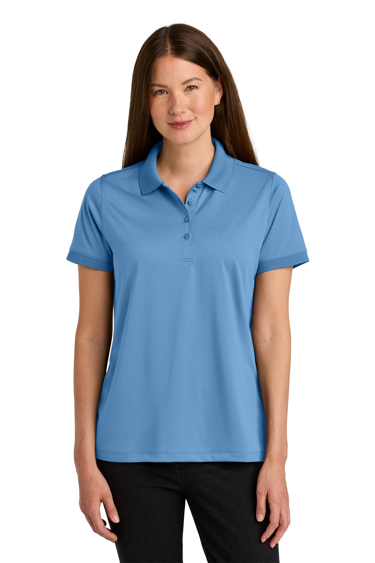 Cornerstone Women's Workwear Pro Polo CS451 in Carolina Blue