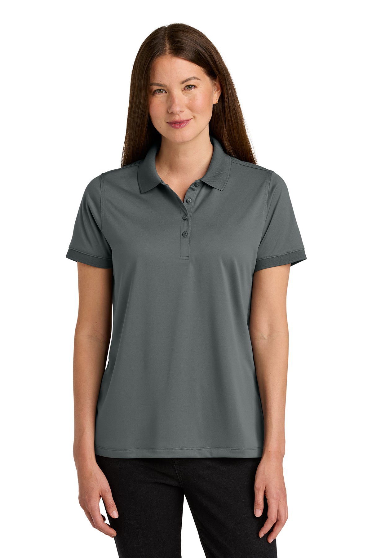 Cornerstone Women's Workwear Pro Polo CS451 in Metal Grey