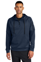 Nike Therma-FIT Pocket 1/4-Zip Fleece Hoodie. NKFD9742 in Navy