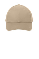 Port Authority Fine Twill Cap.C800. in the color khaki