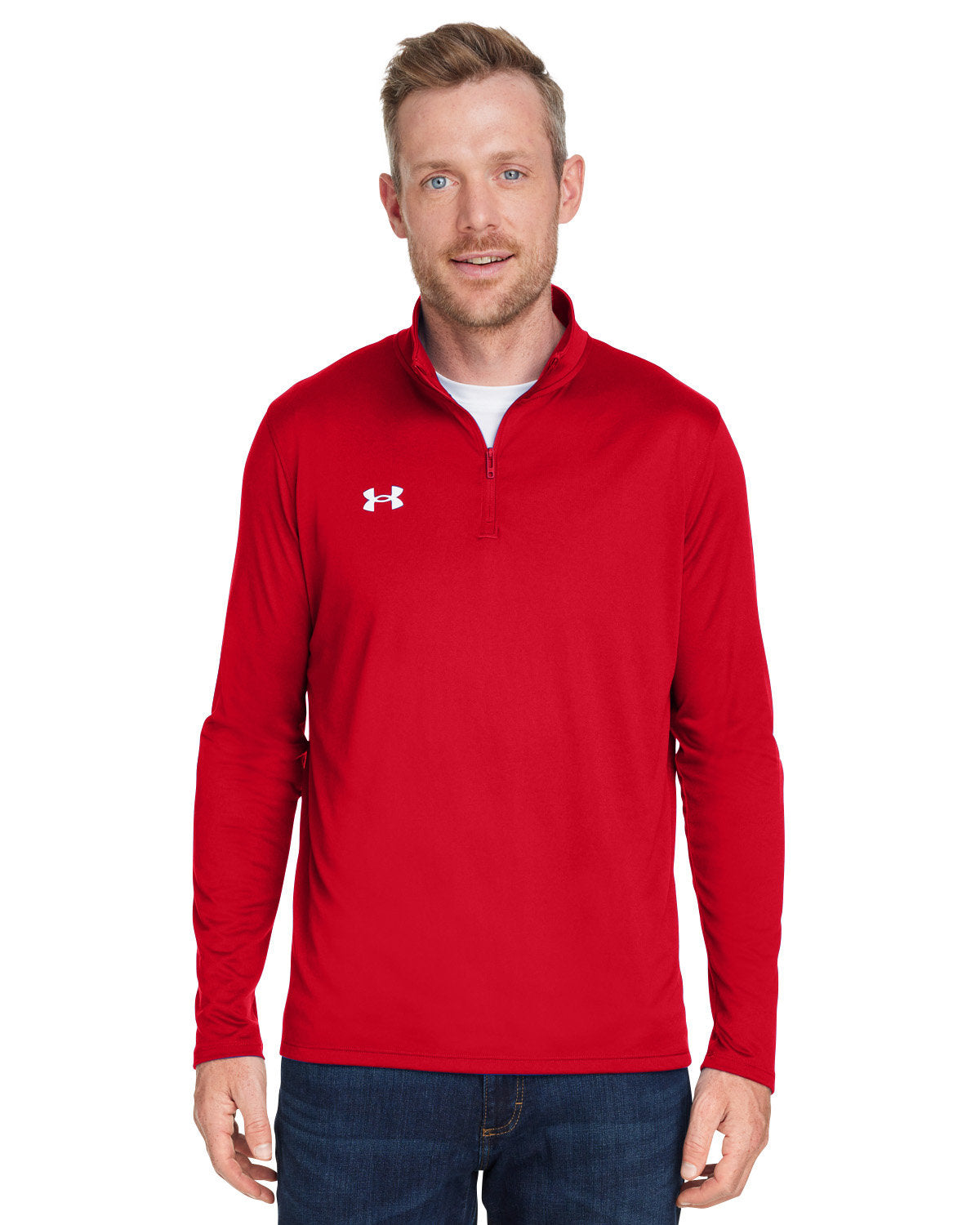 Under Armour 1376844- Men's Team Tech Quarter-Zip