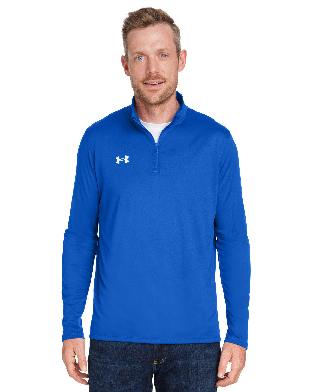 Under Armour 1376844- Men's Team Tech Quarter-Zip