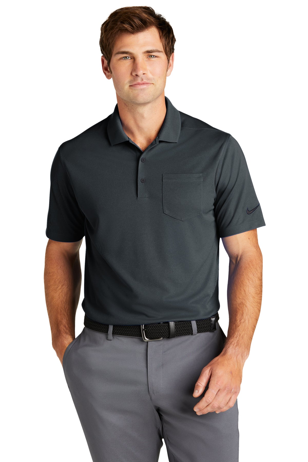 dri fit polo with pocket