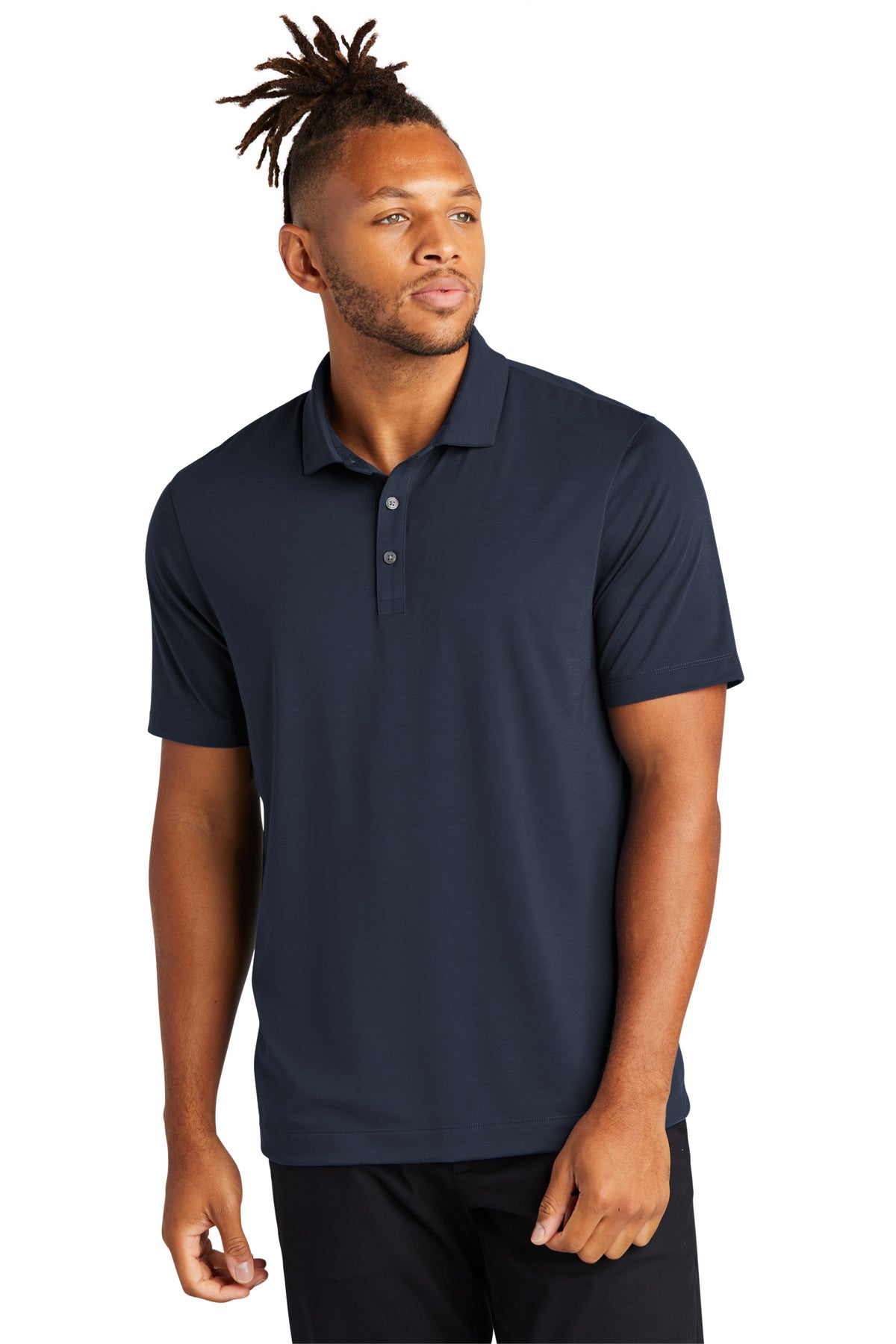 Mercer+Mettle Men's Stretch Jersey Polo. MM1014.