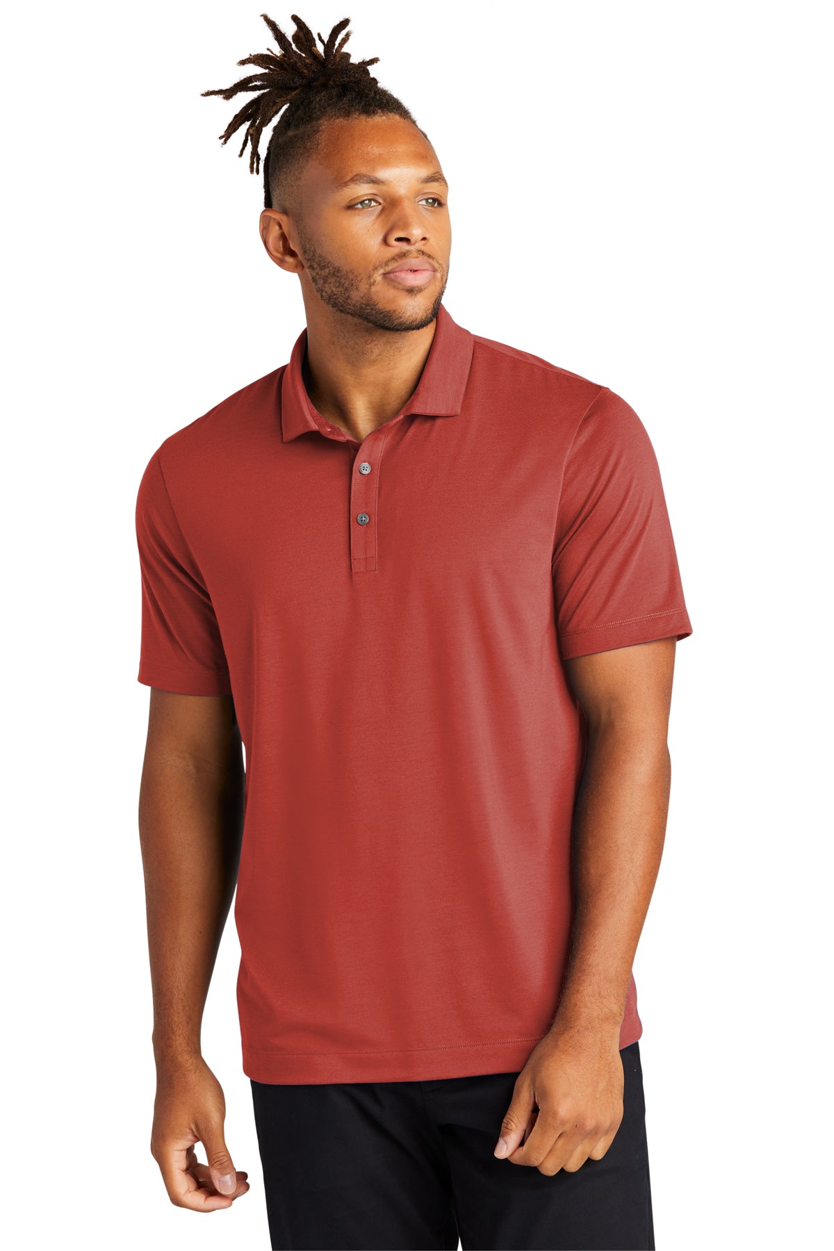 Mercer+Mettle Men's Stretch Jersey Polo. MM1014.