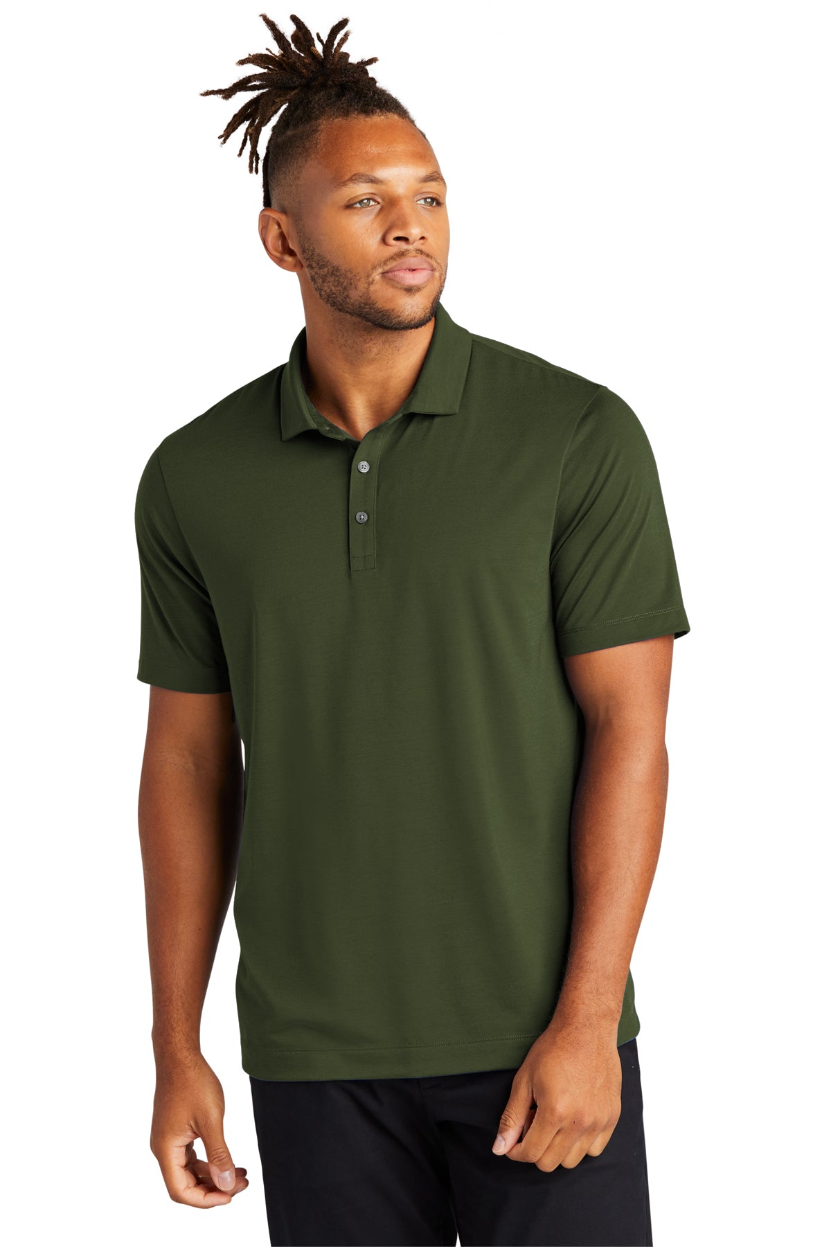 Mercer+Mettle Men's Stretch Jersey Polo. MM1014.