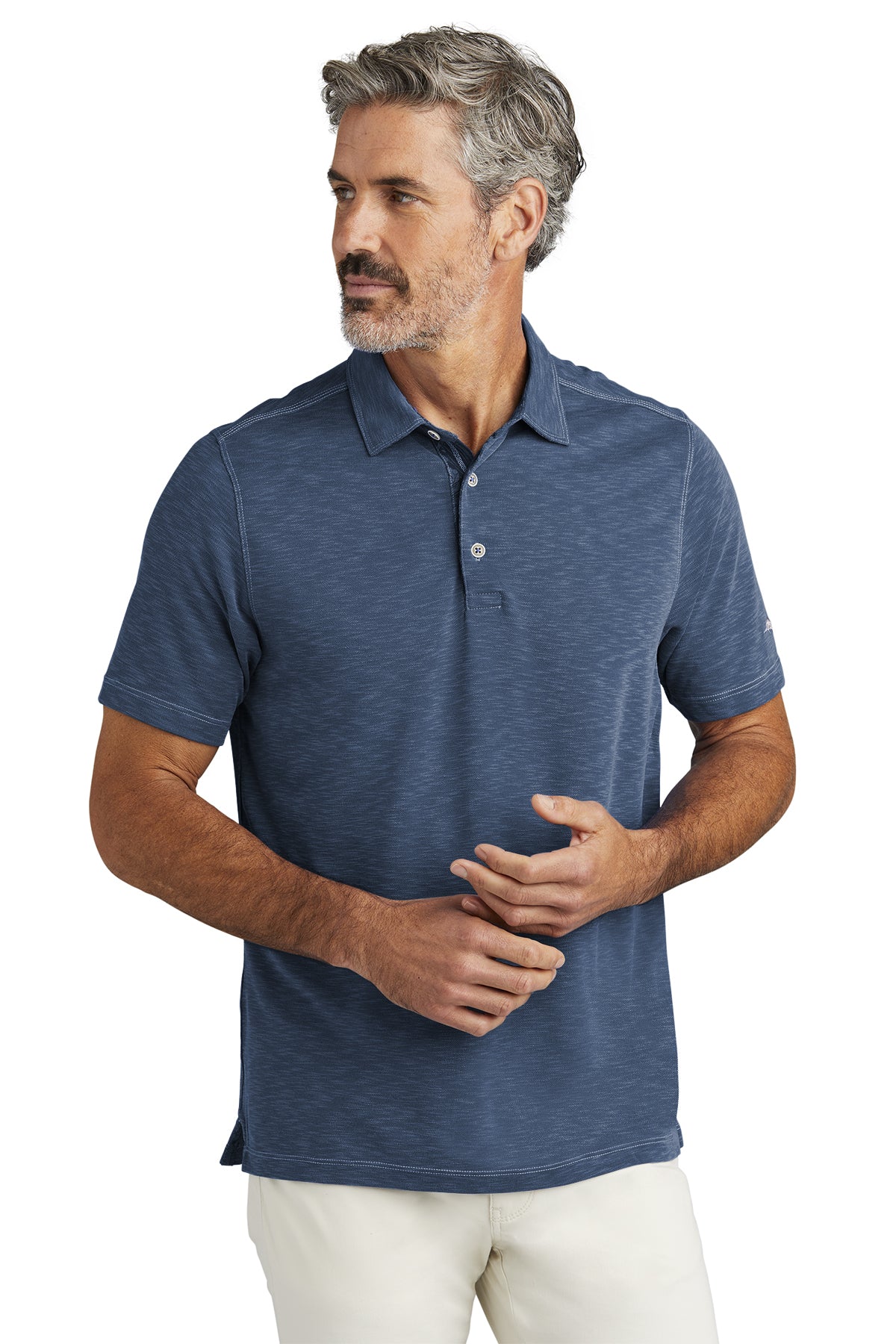 Tommy Bahama® Palmetto Paradise Polo ST224065TB in color Denim. 