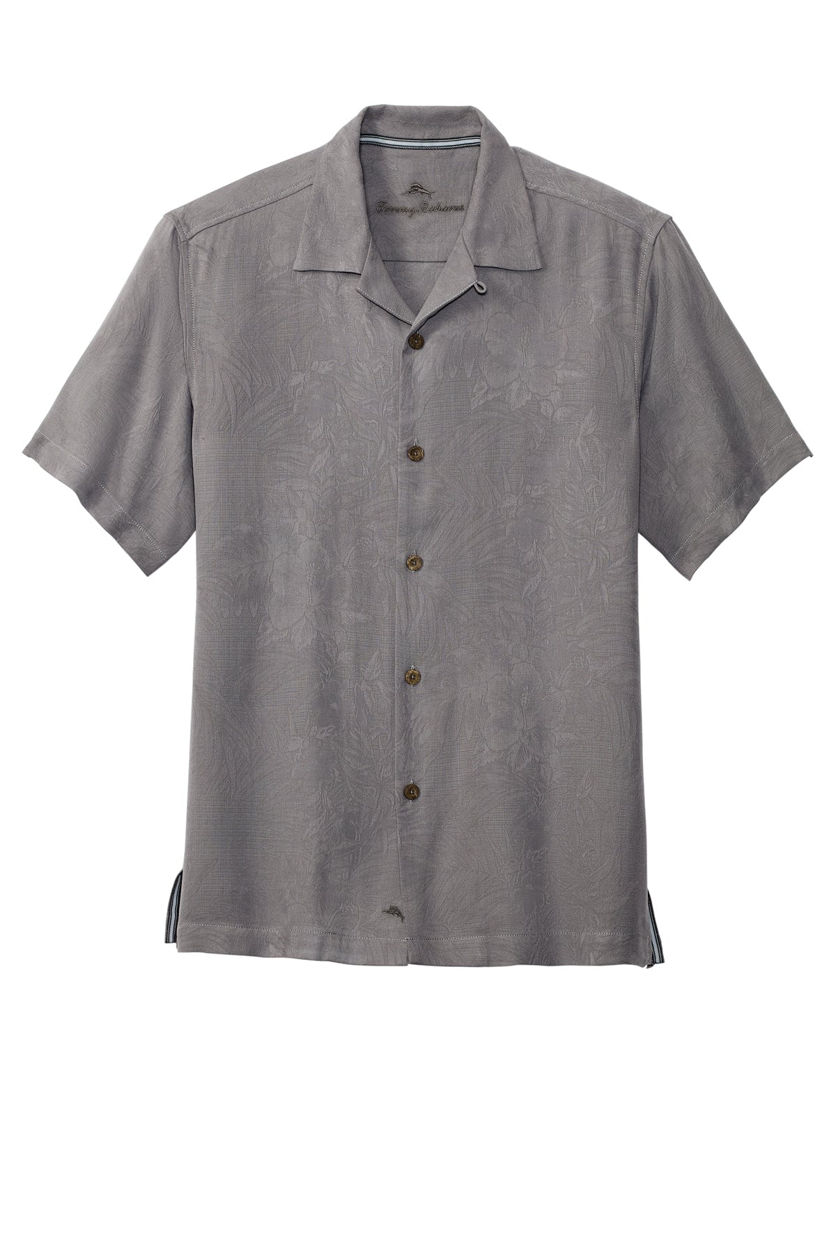 Men's Tommy Bahama® Tropic Isles Short Sleeve Shirt. ST325384TB in Shadow color. 