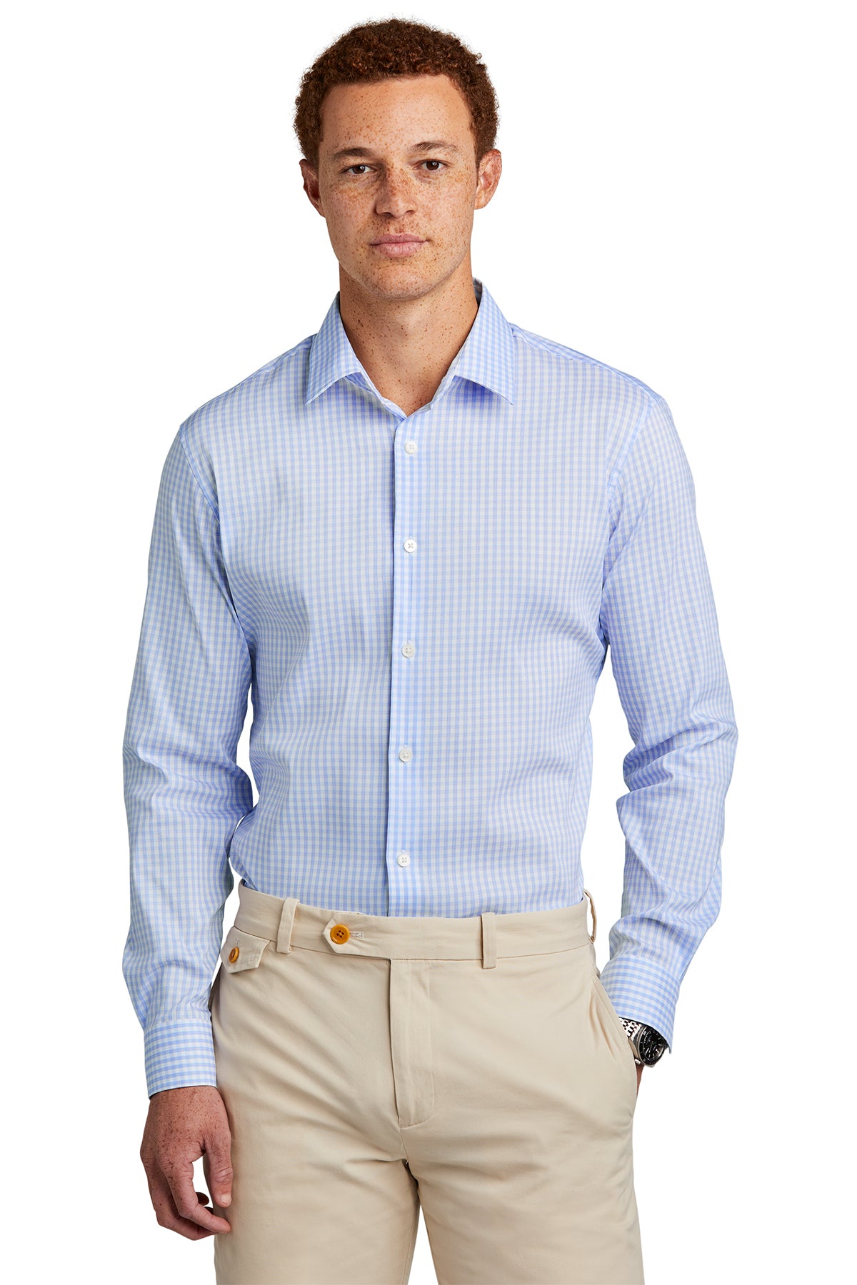 Newport Blue/Pearl Pink Check