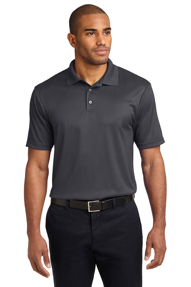 Custom Port Authority Jacquard Polo Shirt | Logo Shirts Direct