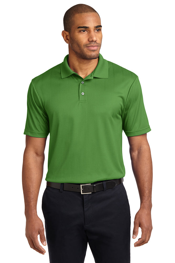 Custom Port Authority Jacquard Polo Shirt | Logo Shirts Direct