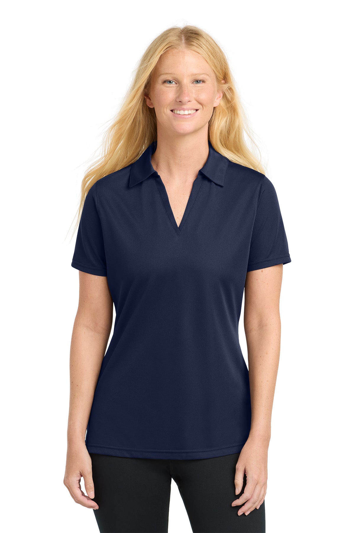 Sport-Tek Women's PosiCharge Active Textured Polo. LST690.