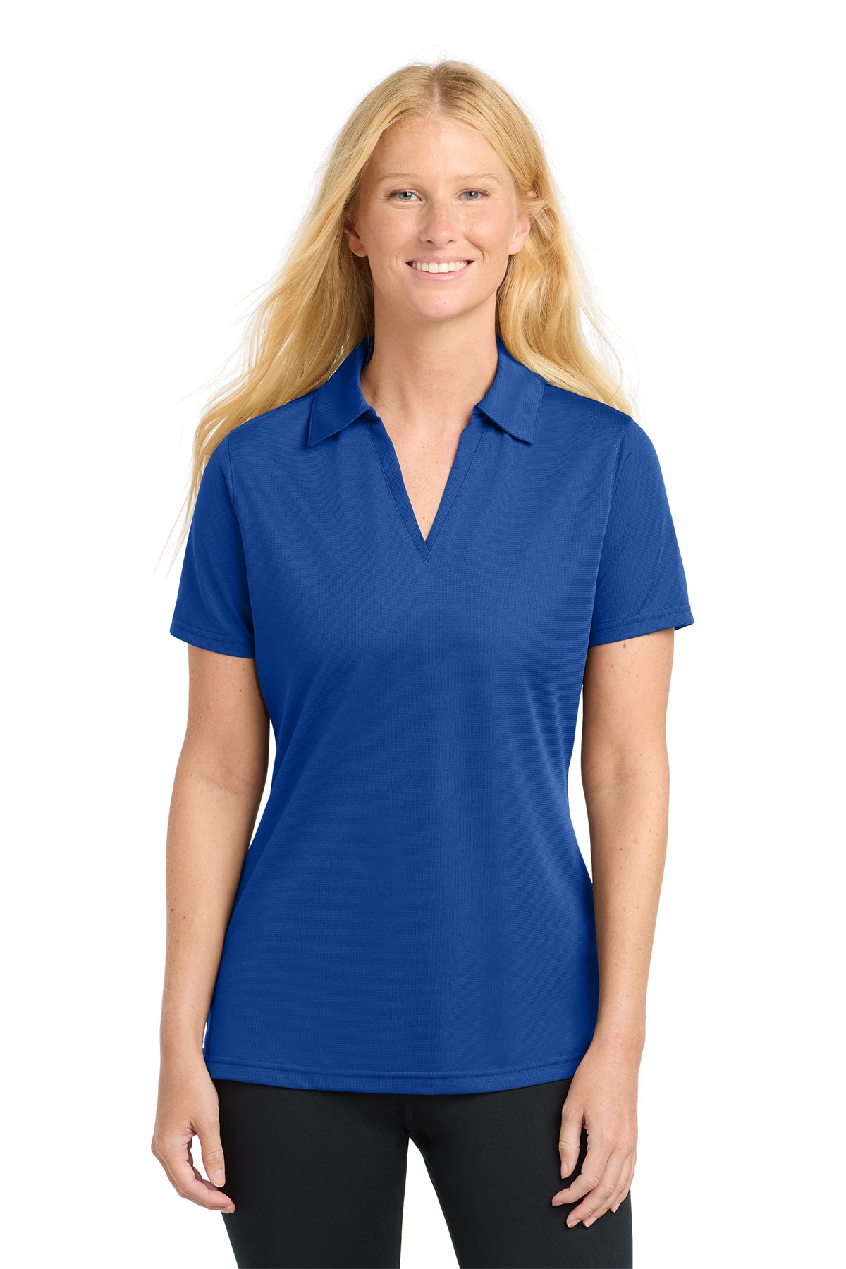 Sport-Tek Women's PosiCharge Active Textured Polo. LST690.