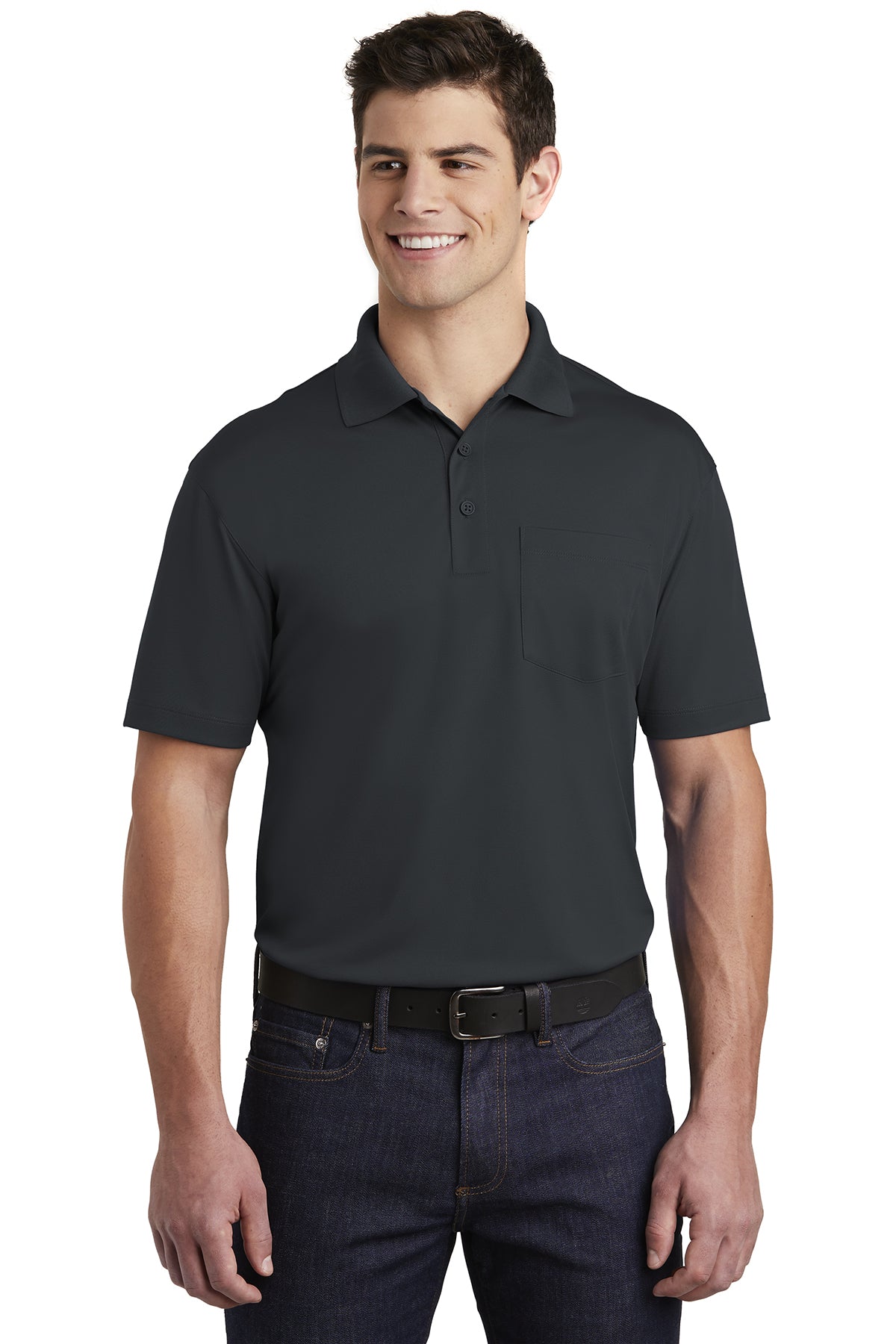 Sport-Tek ST651 Men's Performance Pocket Polo Shirt