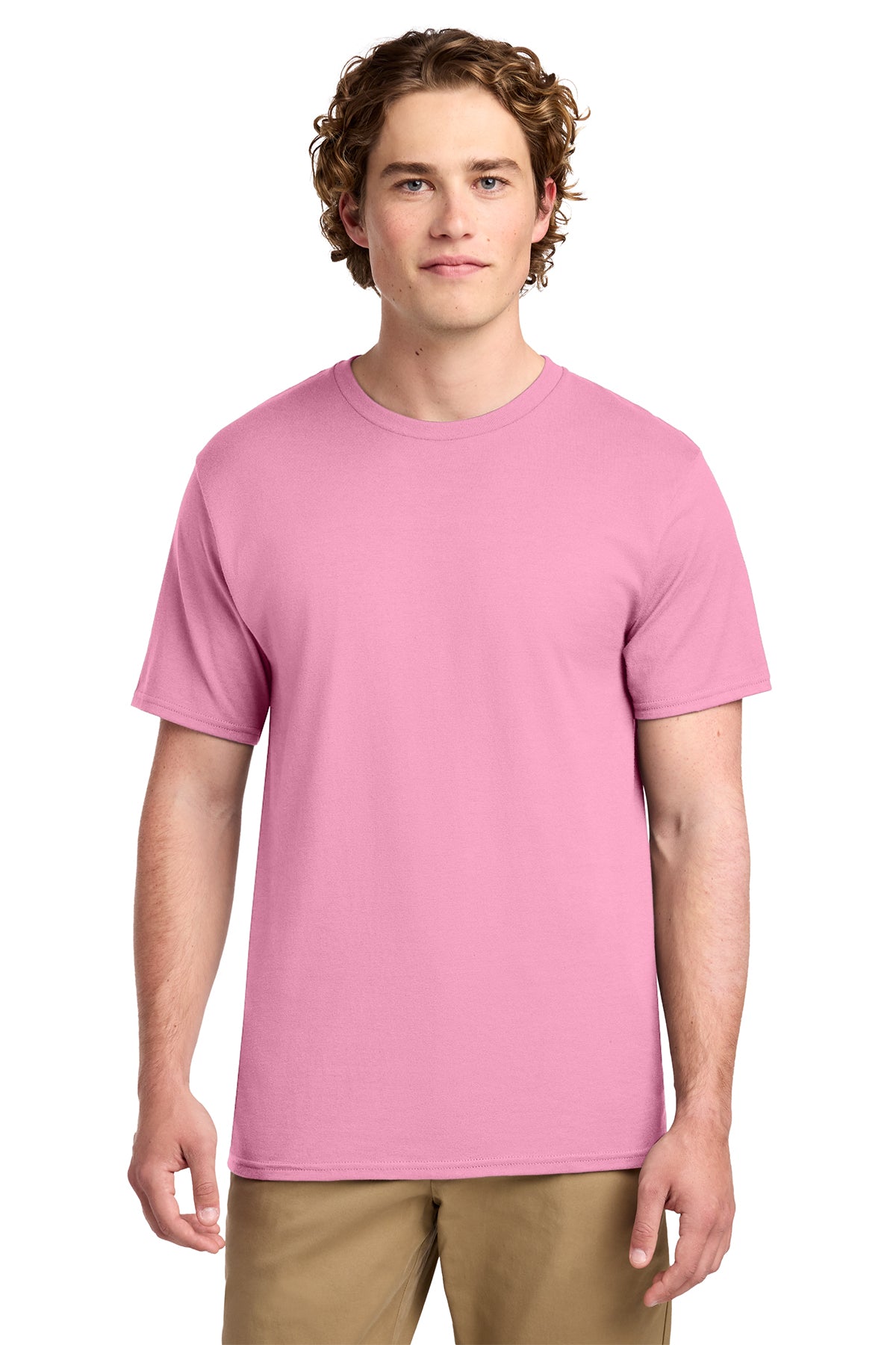 Port & Co PC150 Ring Spun Cotton Tee Shirt Candy Pink