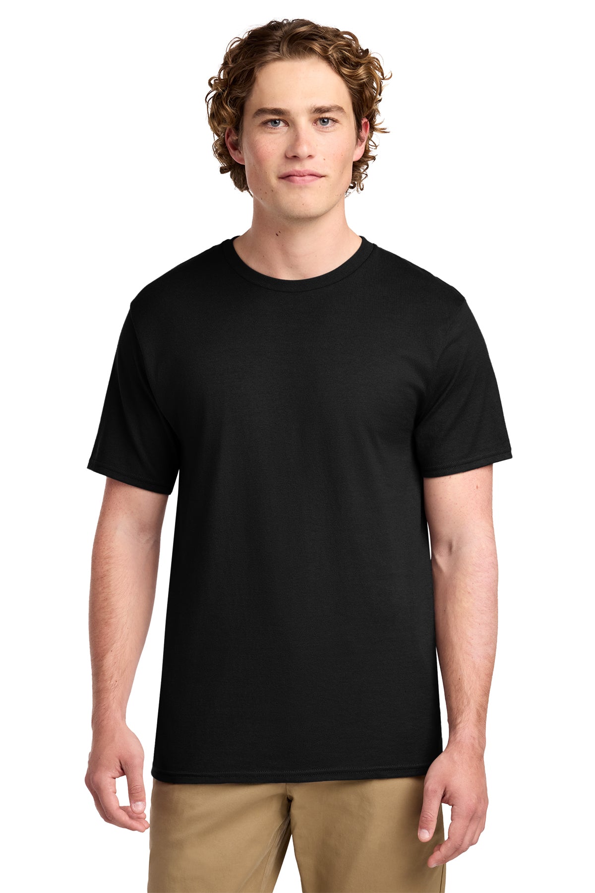Port & Co PC150 Ring Spun Cotton Tee Shirt Jet Black