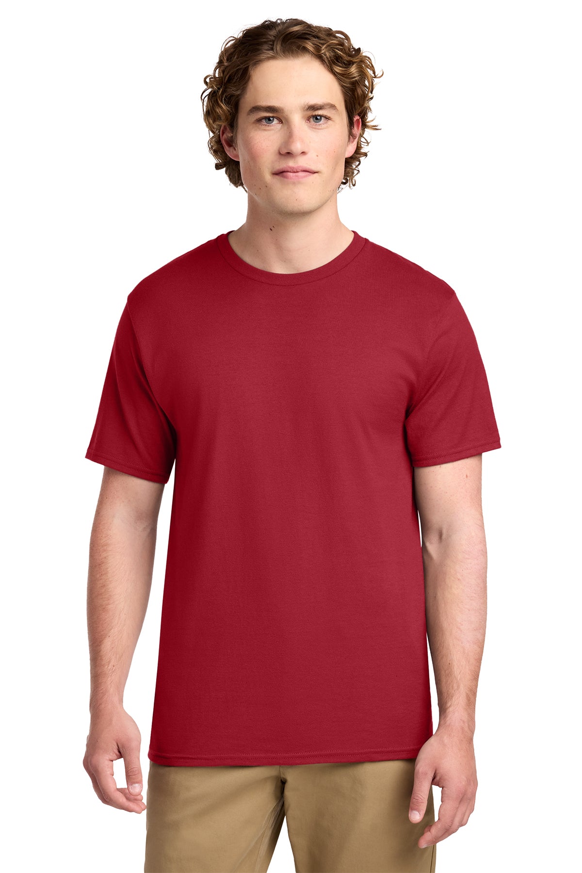 Port & Co PC150 Ring Spun Cotton Tee Shirt Red