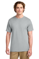 Port & Co PC150 Ring Spun Cotton Tee Shirt Silver