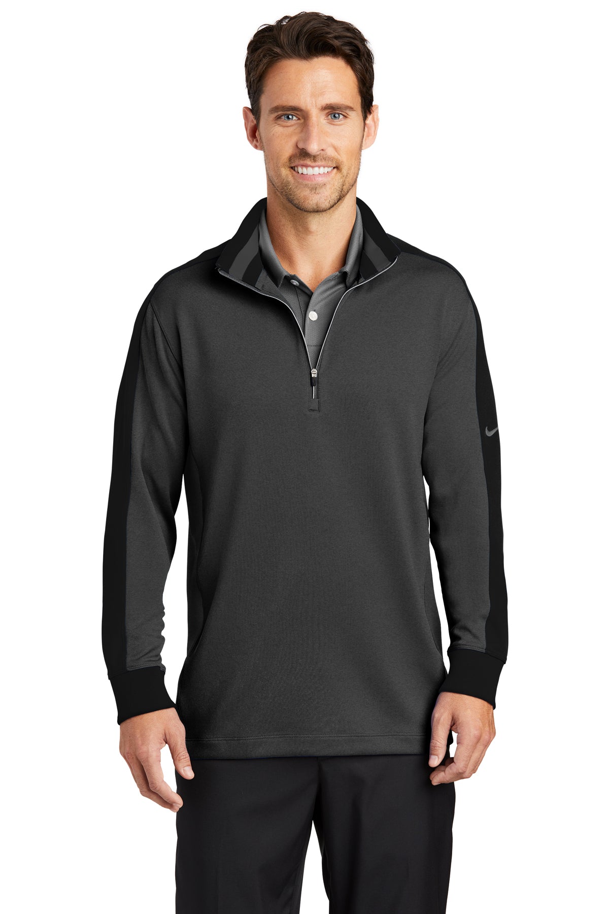 Nike Dri-FIT 1/2-Zip Men's Cover-Up-578673 - Logo Shirts Direct